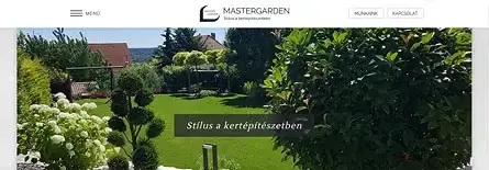 Céges bemutatkozó oldal - letisztult megjelenés, munkák bemutatásával